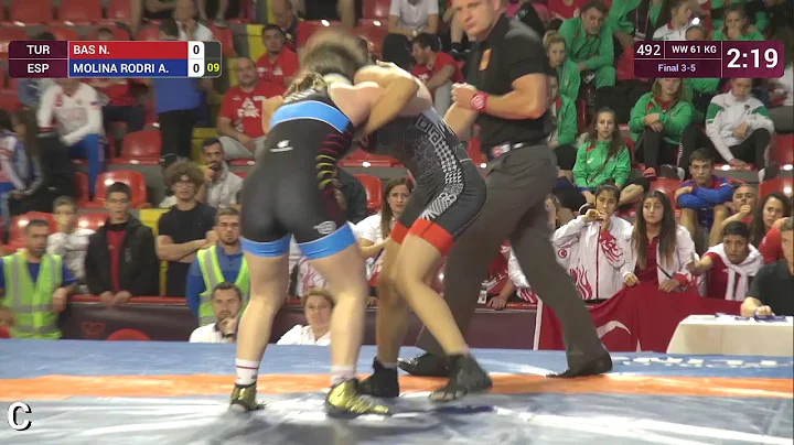 BRONZE WW - 61 kg: N. BAS (TUR) v. A. MOLINA RODRI...