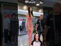 The Tall and Cutest Girl Drew all Eyes to Herself #streetstyle #tallgirl #beautiful