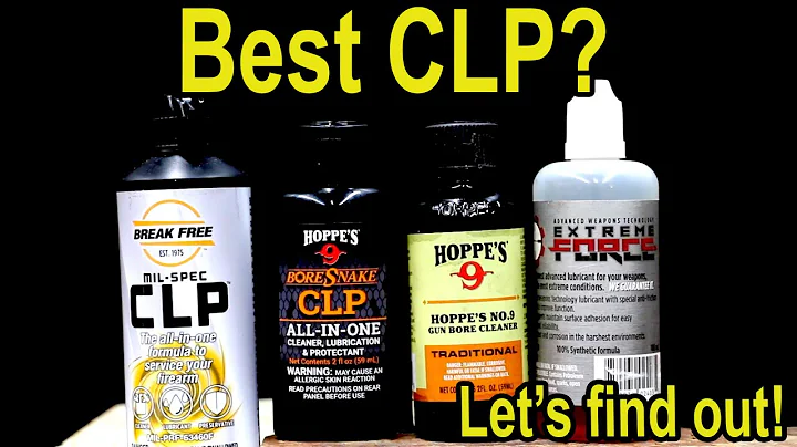 Best CLP? Hoppes 9 vs Break Free CLP, Slip 2000, Ballistol, Frog Lube, Extreme Force, Clenzoil