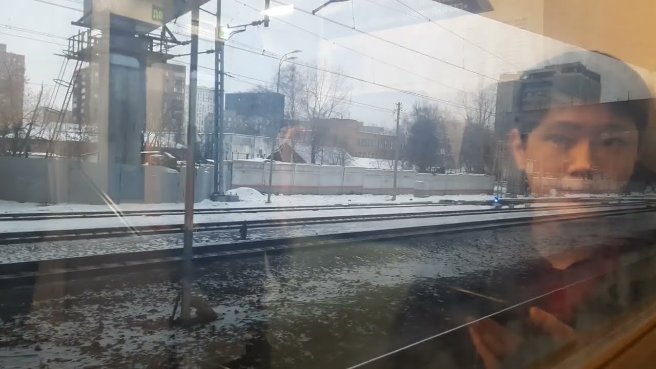 Поездка на электропоезде ЭП2Д-0038 по маршруту "Можайск - Москва(Белорусский вкз.)