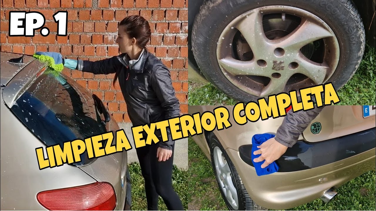 Ep.1 Peugeot 206| LAVADO EXTERIOR COMPLETO. (Pruebo NICEGREEN)