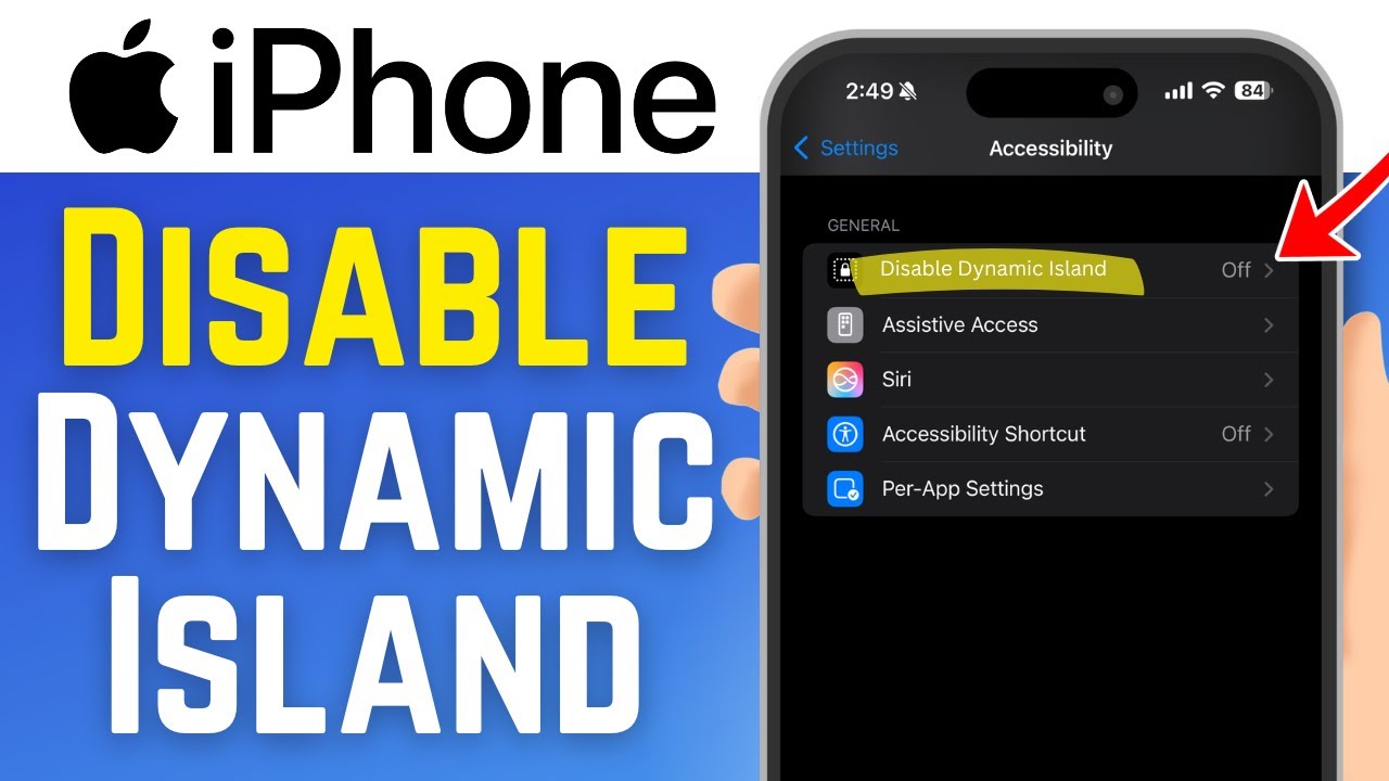 How to Remove Dynamic Island on iPhone (New Update 2025)
