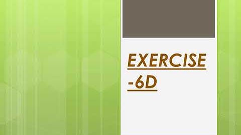 Class 5th Maths Exercise-6D ques 2 to 6