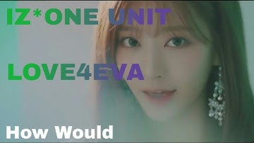 How Would IZ*ONE Unit sing love4eva