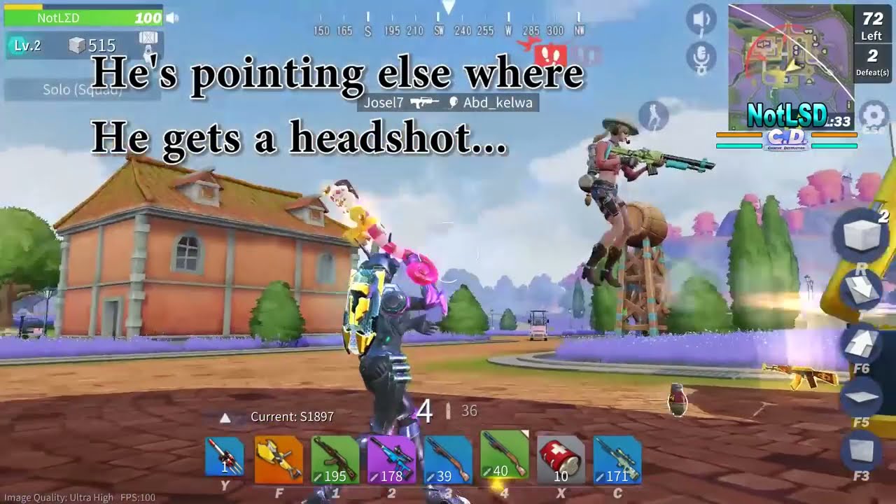 Destructor x100 Speed + Double Pump (Creative Destruction)