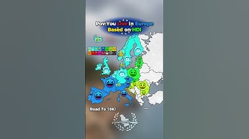 Pov: You Live In Europe based on HDI #europe #geography #mapping #maps #map #mapper