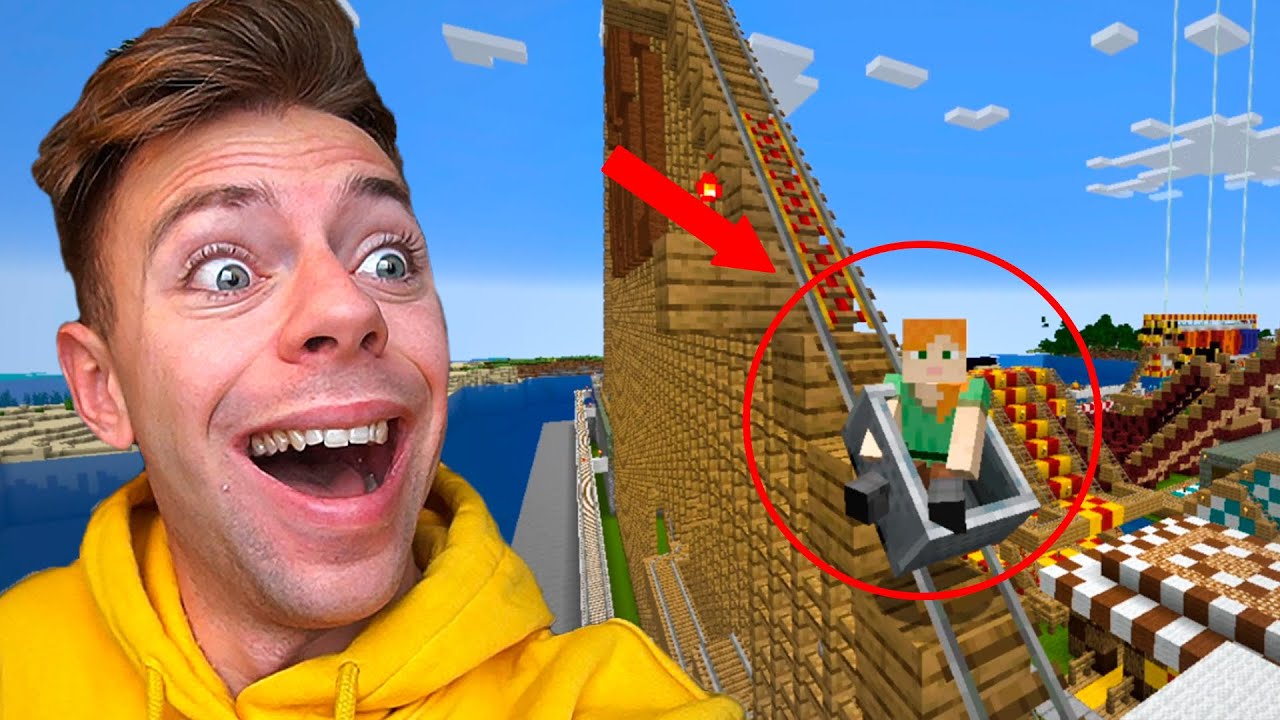 Prøver vilde Forlystelser i Minecraft - YouTube