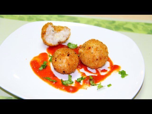 Cheesy Rice Balls Recipe from Leftover Rice | Arancini Recipe | Bhavna