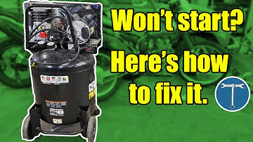 How to diagnose an air compressor that won’t start. Fixing a Harbor Freight compressor