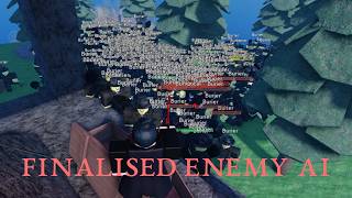 Showing off out FINALISED enemy AI system