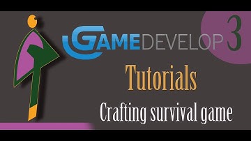 GDevelop Tutorial : Making crafting survival game PART 3 (Character walking left-right animations)