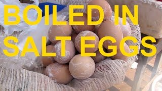 Salted Eggs   Eggs Boiled in Extremely Salty Water
