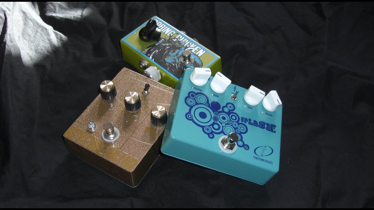 Crazy Tube Circuits Splash VS Malekko Spring Chicken VS Dr Scientist RRReverb