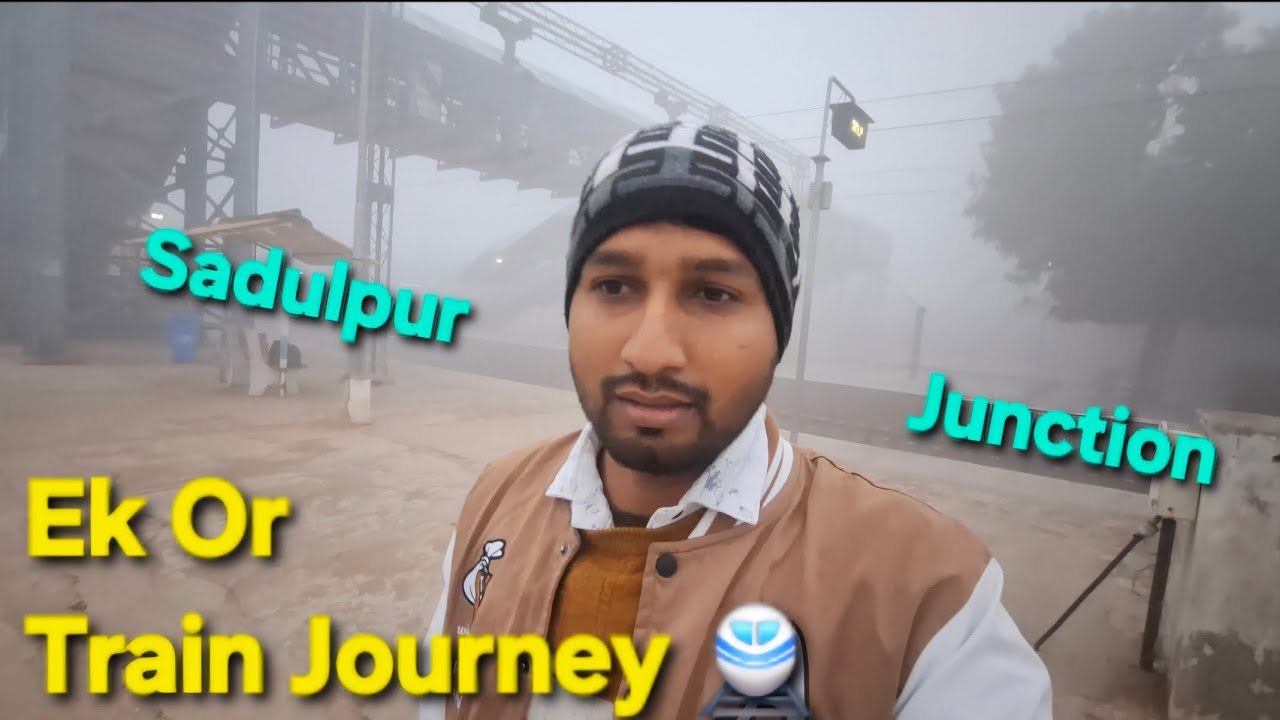 Sadulpur Junction to Gurugram Train Journey |  Hisar, Delhi Pessnger Train 🚆 