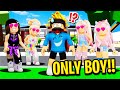 Only BOY in ALL GIRLS SCHOOL in Roblox BROOKHAVEN RP!!