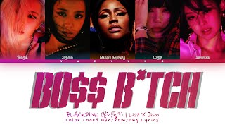 BLACKPINK (ft. Nicki Minaj) "BO$$ B*tch" Lyrics (블랙핑크 BO$$ B*tch 가사) Color Coded Han/Rom/Eng Lyrics)