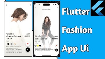 Flutter UI Design Series | Fashion App UI Design Flutter | Flutter UI Design Tutorial | Vivek Lodh