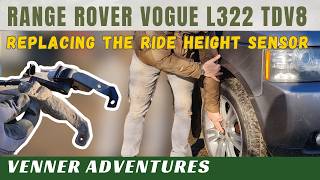 Changing the RIDE HEIGHT SENSOR on our RANGE ROVER VOGUE L322 #drivewaymechanic 