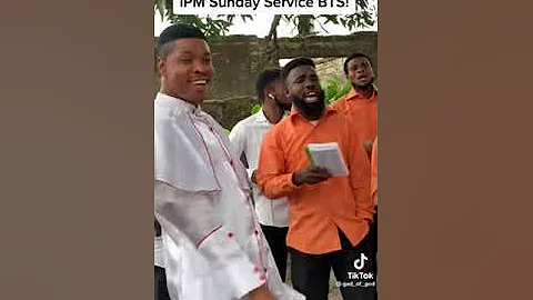 behind the scenes IPM SERVICE Woliagba dele omo woli and the choristers 😃