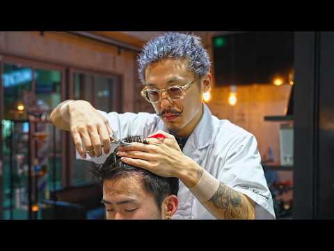 💈(ASMR) 東京のこの理容室は映画「キングスマン」に影響を受けた – ただのヘアカットではない！
