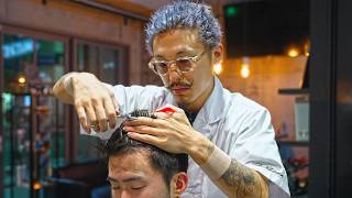 💈(ASMR) This Barbershop in Tokyo was Inspired By The Movie "Kingsman" – More Than Just a Haircut!