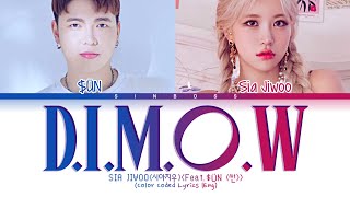Download Lagu SIA JIWOO - 'D.I.M.O.W' (Feat.$ÜN (썬)) Lyrics [Color Coded Lyrics |Eng] MP3