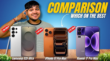 Xiaomi 17 Pro Max vs iPhone 17 Pro Max vs Samsung S25 Ultra ⚡Full Comparison | Best Flagship 2025?