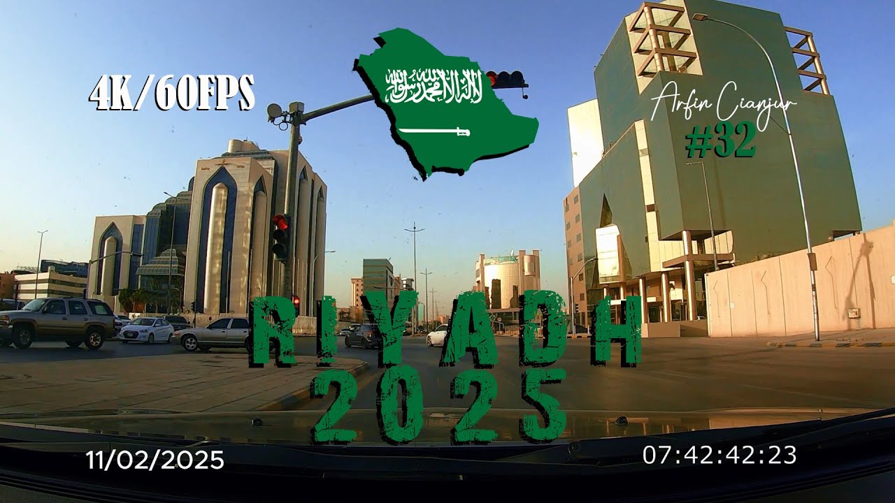 RIYADH STREET VIEW [4K] | ROADTRIP FROM AL MAIZILAH DISTRICT TO AL ...