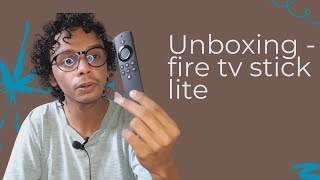 Unboxing Fire tv stick lite | Por Ricardo Dourado