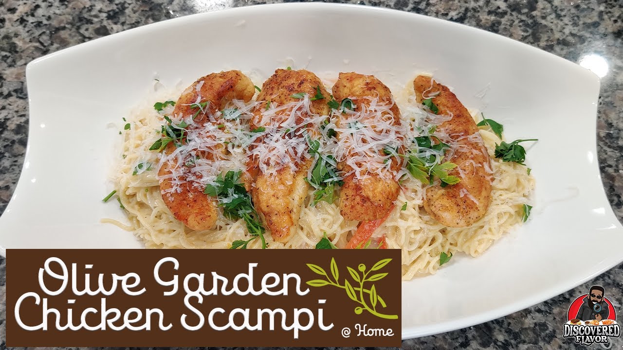 Olive Garden Chicken Scampi Recipe - YouTube