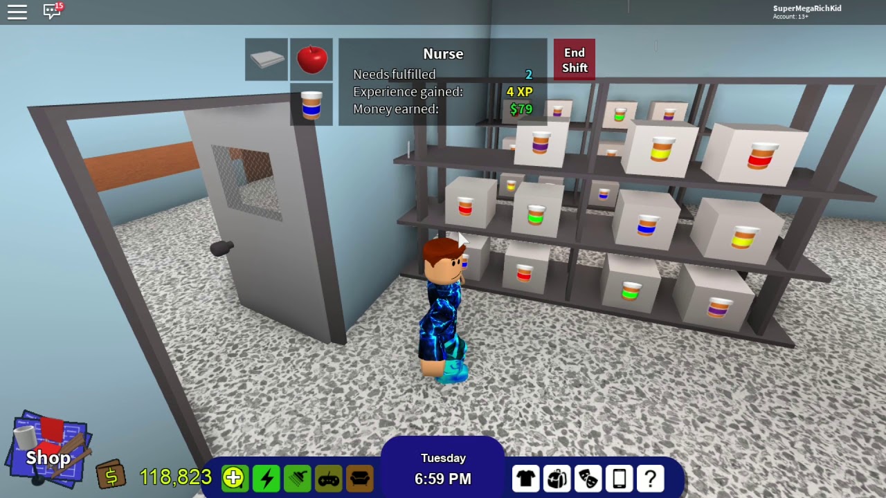 Supermegarichkid Roblox Rocitizens Nurse Job - roblox rocitizens how to get a job of nurse