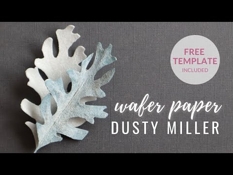 How to make Wafer Paper Easy Foliage