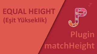 matchHeight Equal Height Plugin