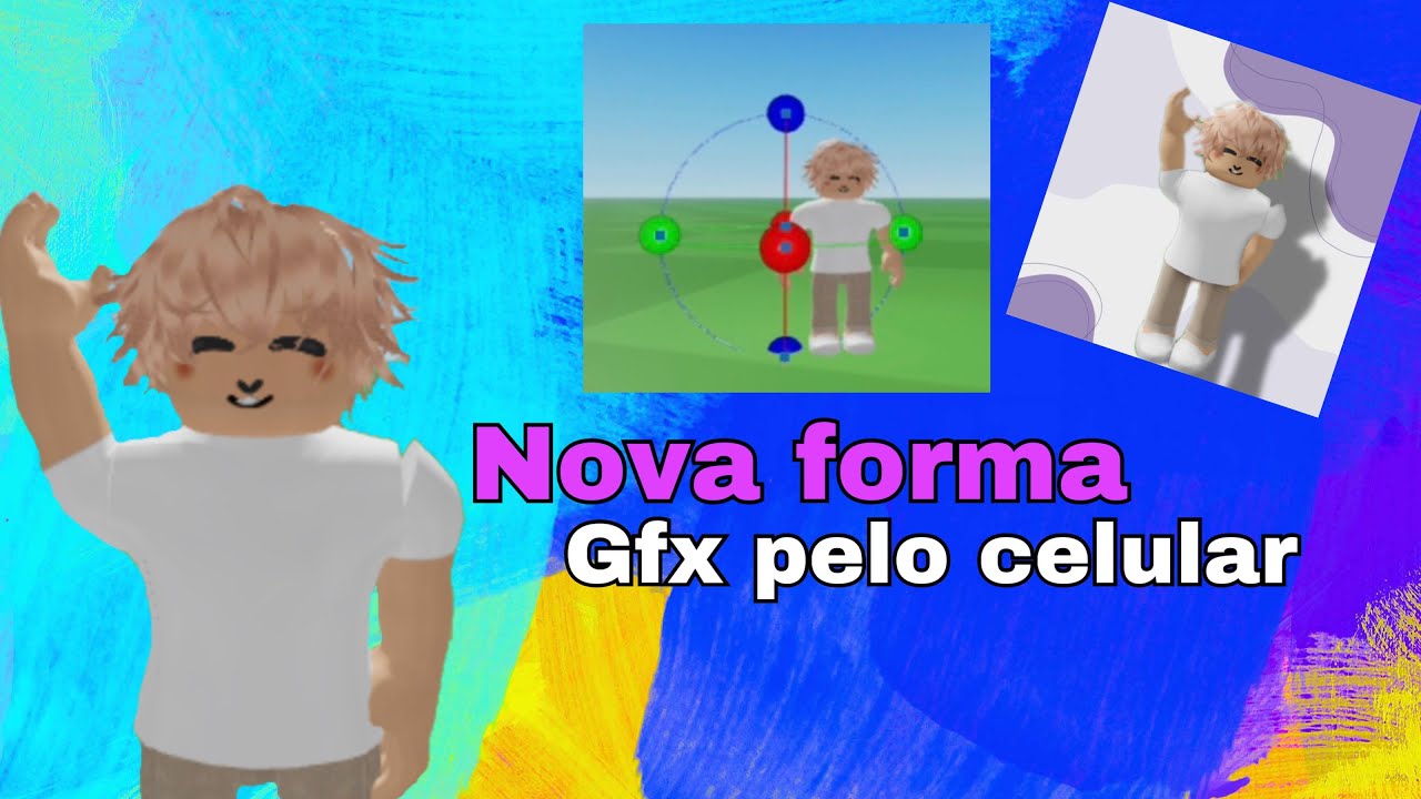 [NOVO🙀] Como fazer GFX pelo celular (com pose) - YouTube