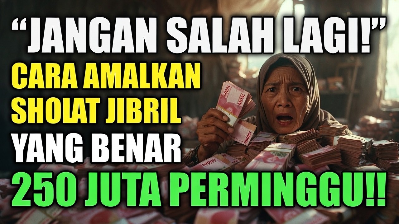 Kunci Utama Mengamalkan Solawat Jibril yang Benar! Doa Rezeki Lancar & Pelunas Hutang