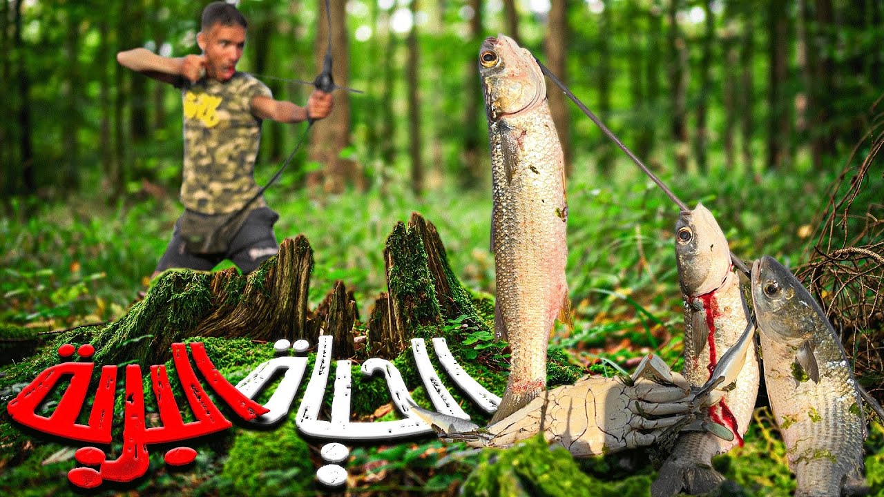 الحياة البرية:تحدي صيد السمك🐟وسلطعون🦀الأزرق العنيد😱بلقوس🏹يوم كامل في أجمل بحيرة🔥🏕️