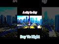 A beautiful clean shinyband attractive city view in day and night #ai #travel #aicity #beautigul