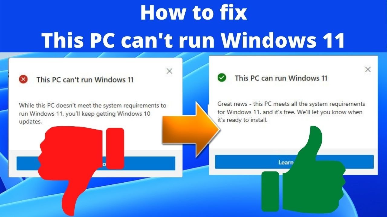 this pc cant run windows 10 this pc cant run windows 10