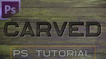 Carved Text Effect - Photoshop Tutorial