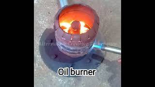 Used oil burner.