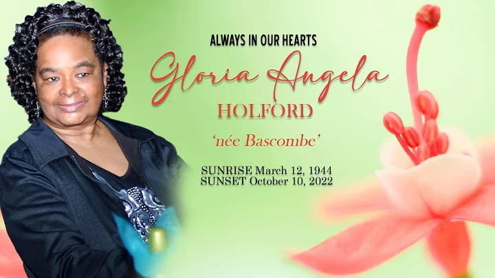 THE FUNERAL SERVICE  OF  GLORIA  ANGELA HOLFORD