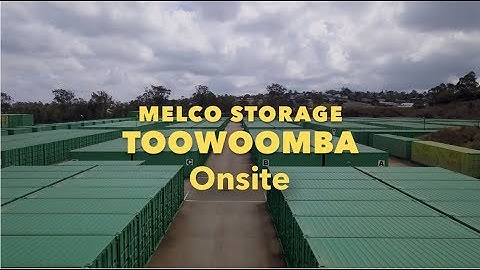 Melco Toowoomba Onsite Container Self Storage