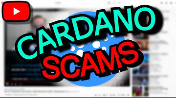 Youtube CARDANO Scams...