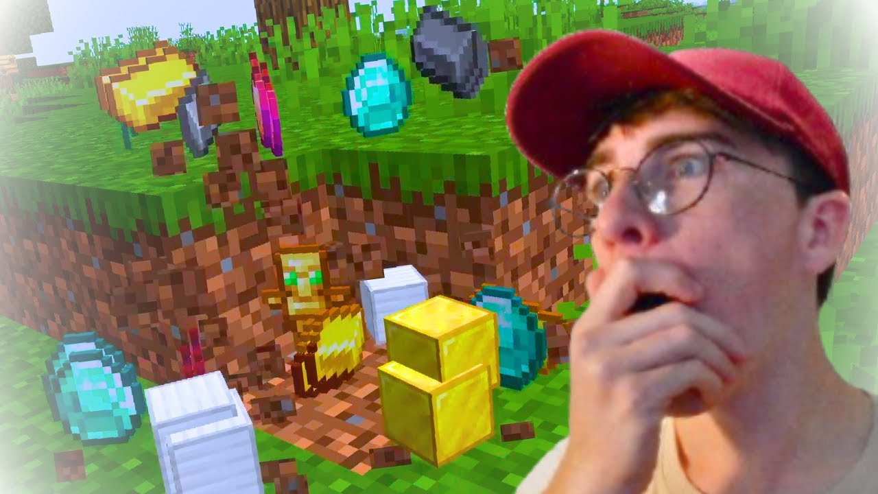 Minecraft but all drops are RANDOM | Minecraft - YouTube