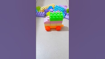 How to make vehicle🚚 with blocks #vehicle #buildingblocks #asmr #lego