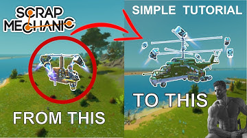 Make a HELICOPTER in 5 minutes (Scrap Mechanic)