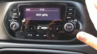 Fiat Egea Easy 2020 Aux Girişi Nerede Nasıl Bağlanır Aux Ile Müzik Dinleme