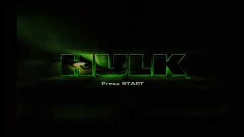 Hulk Title Screen & Intro (GCN)