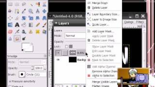 GIMP: Make A Flaming Text