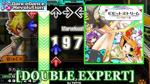 【DDR 2014】 ビビットストリーム / DJ TOTTO [DOUBLE EXPERT] 譜面確認+Clap